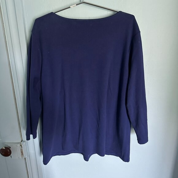 Liz Claiborne 2x Long Sleeve Top - Picture 2 of 2